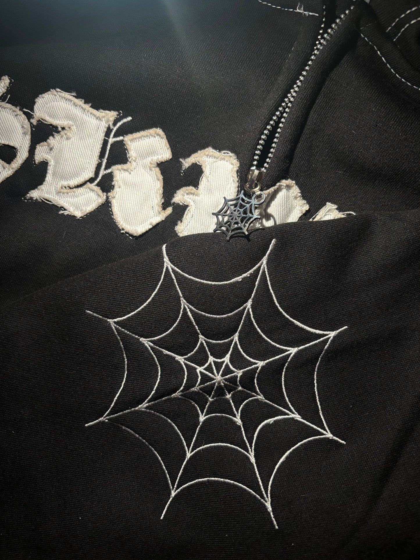 Dark Web Zip Up (Black)