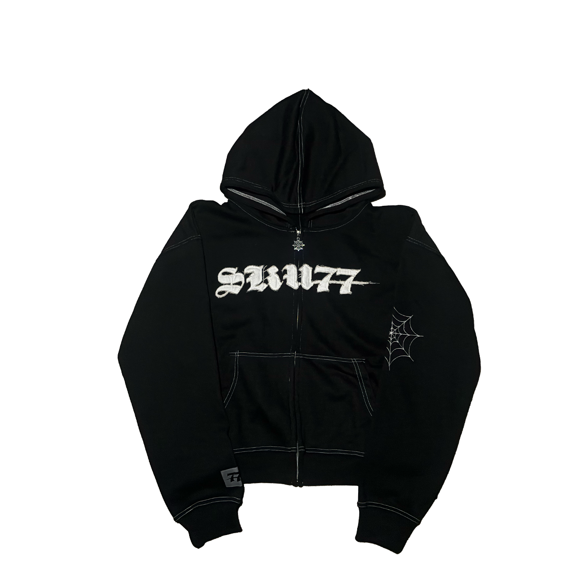 Dark Web Zip Up (Black)